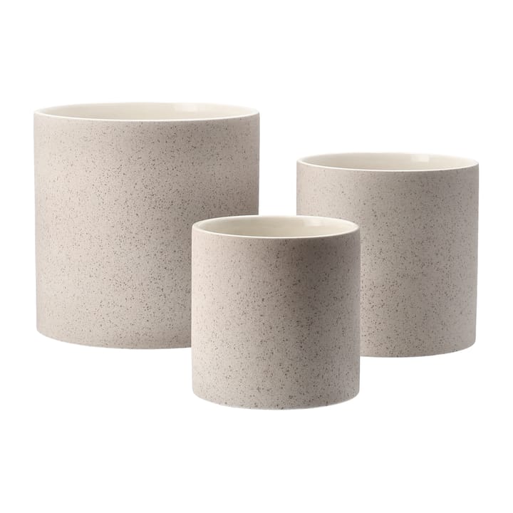 Speckled pot Ø12 cm - Beige - Scandi Living