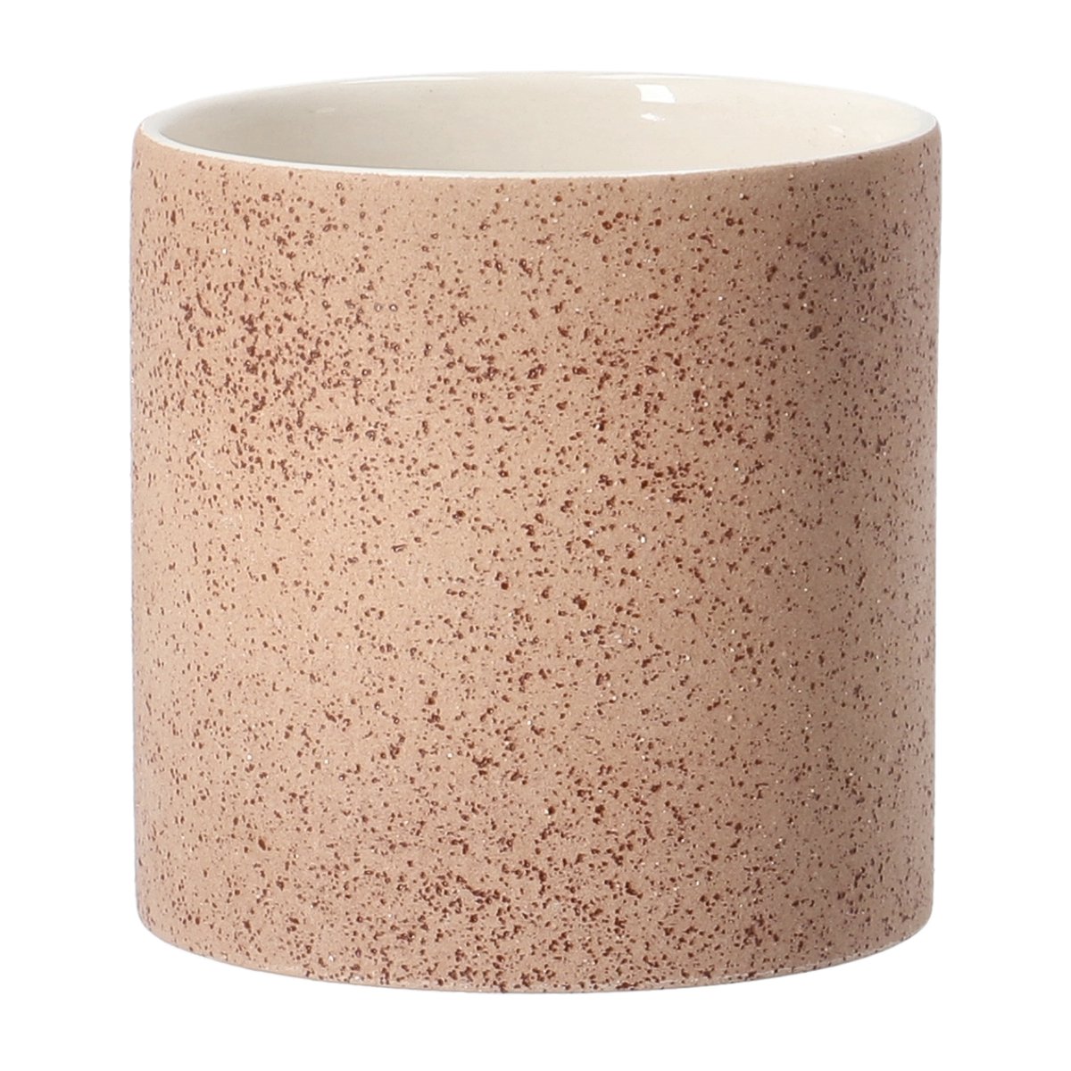 Scandi Living Speckled pot o12 cm Rust | Scandinavian Design | Flower pots | Brown