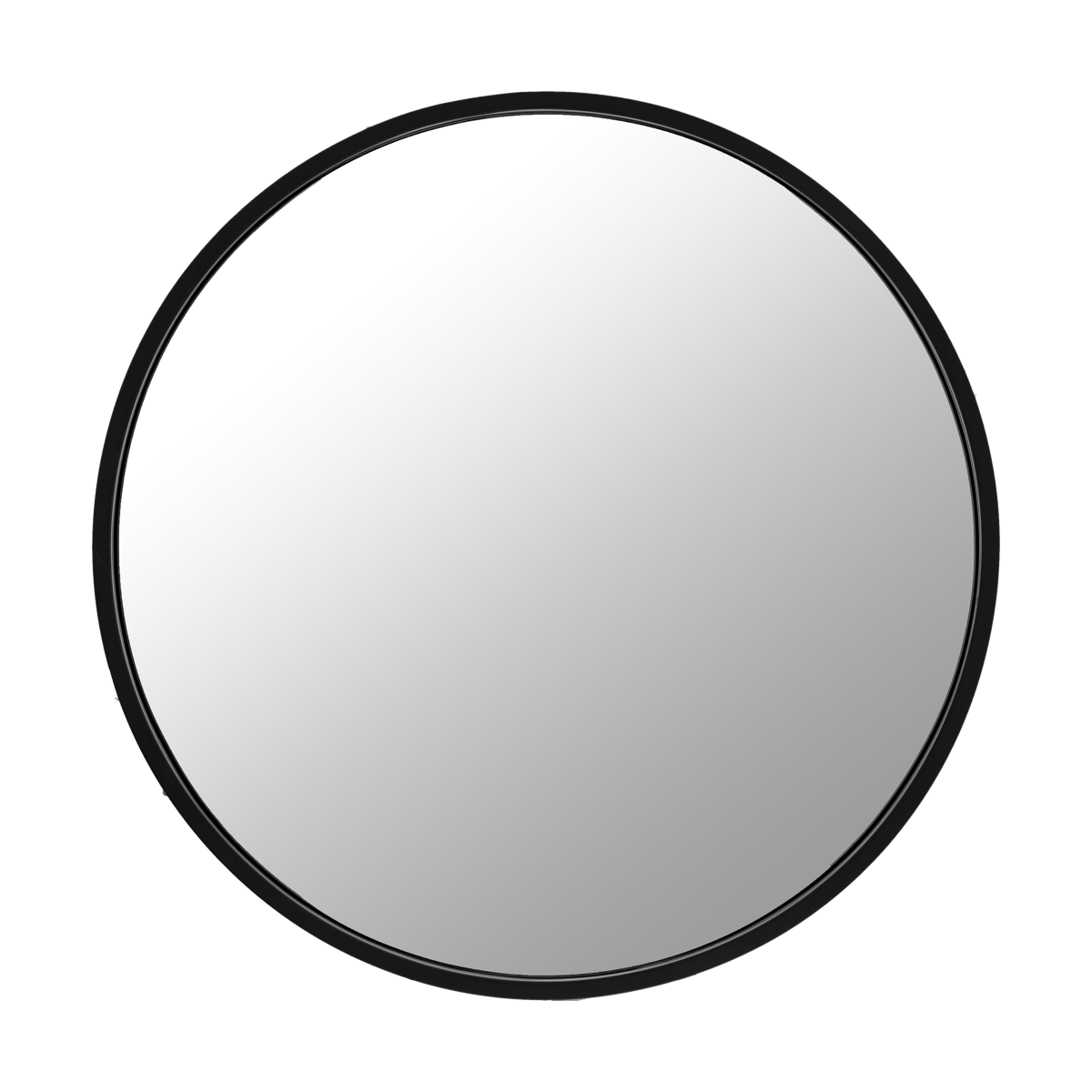 Scandi Living Sphere mirror o60 cm Black | Scandinavian Design | Wall mirrors | Black