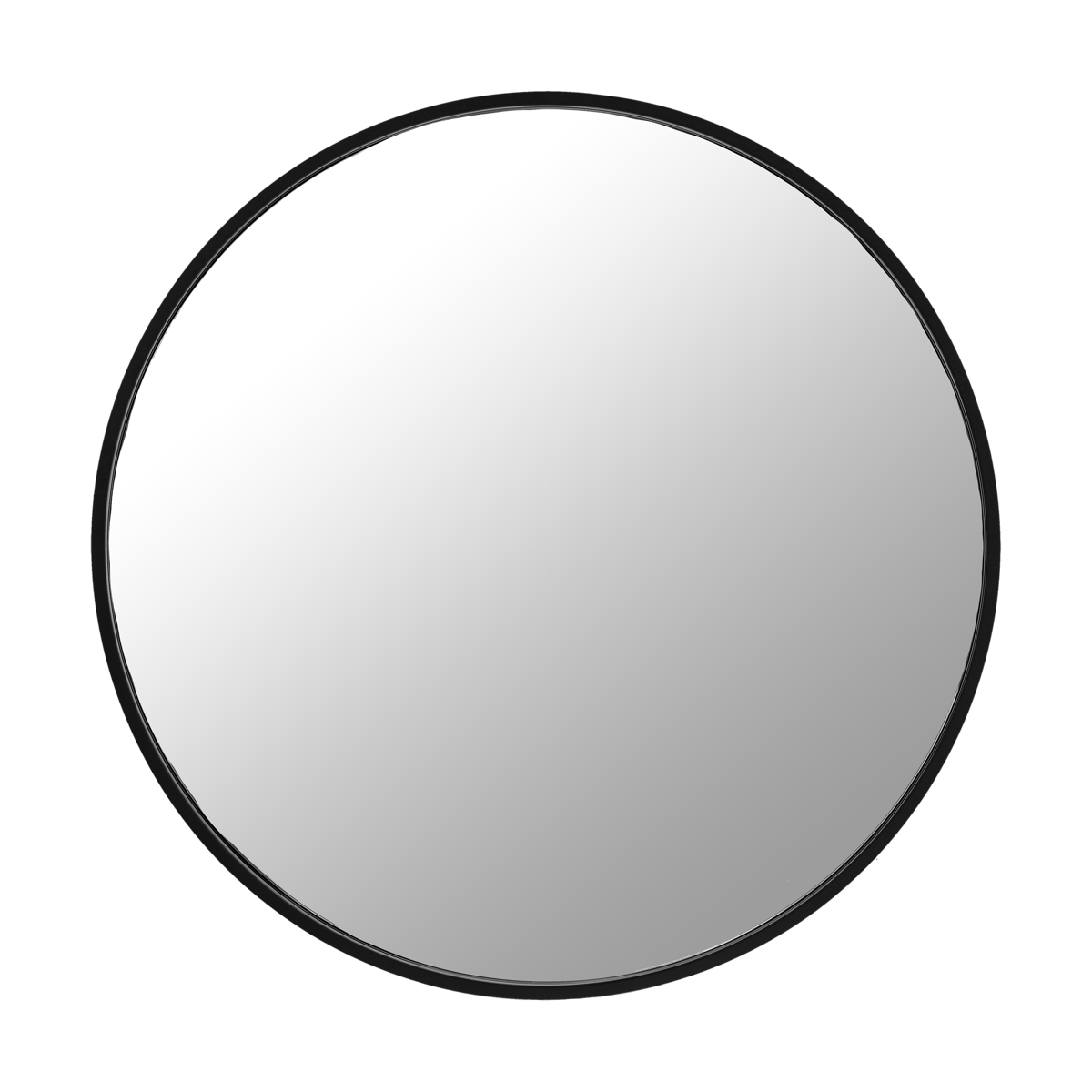 Scandi Living Sphere mirror Ø80 cm Black | Scandinavian Design | Wall mirrors | Black