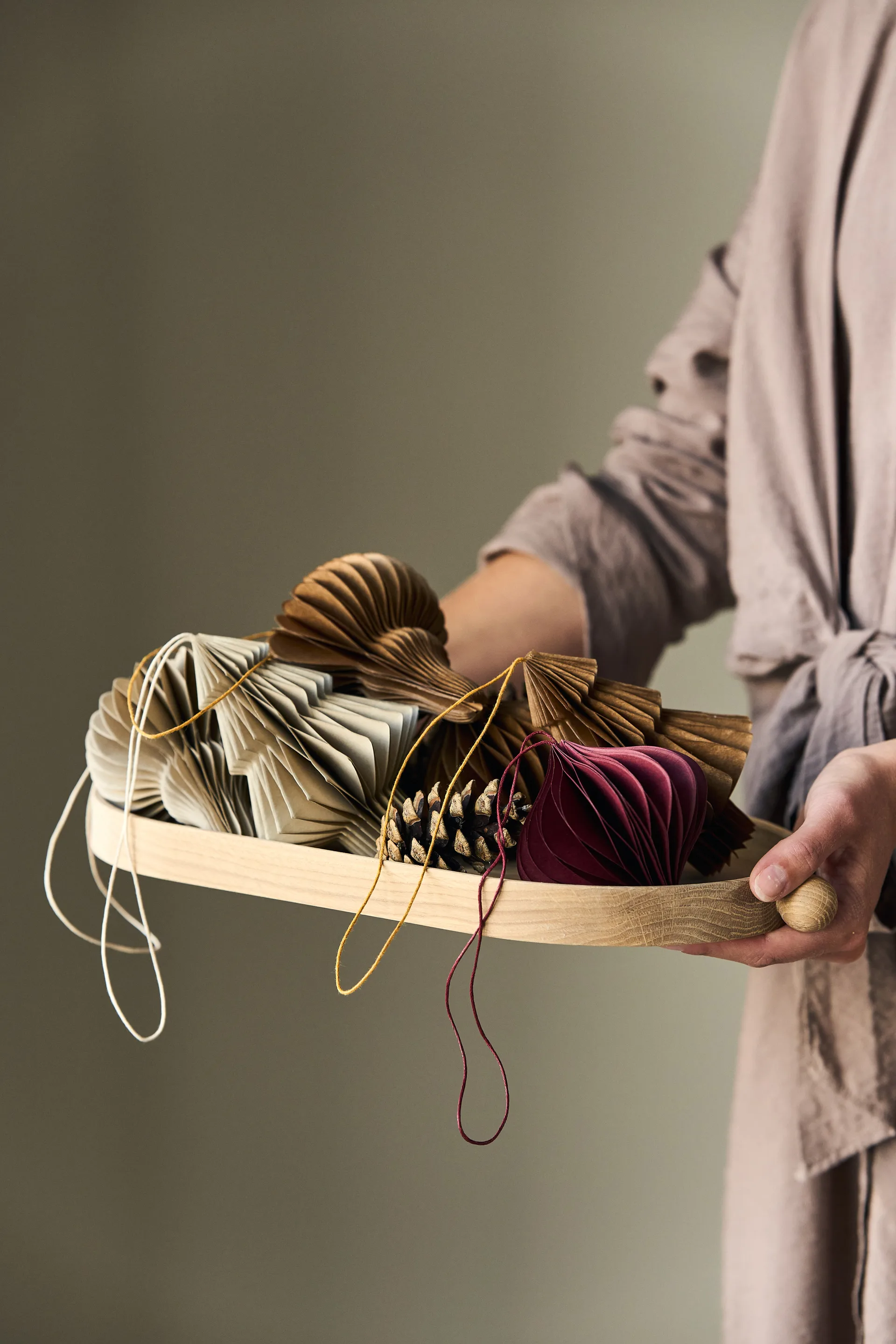 Spira baubles 4-pack, Beige Scandi Living