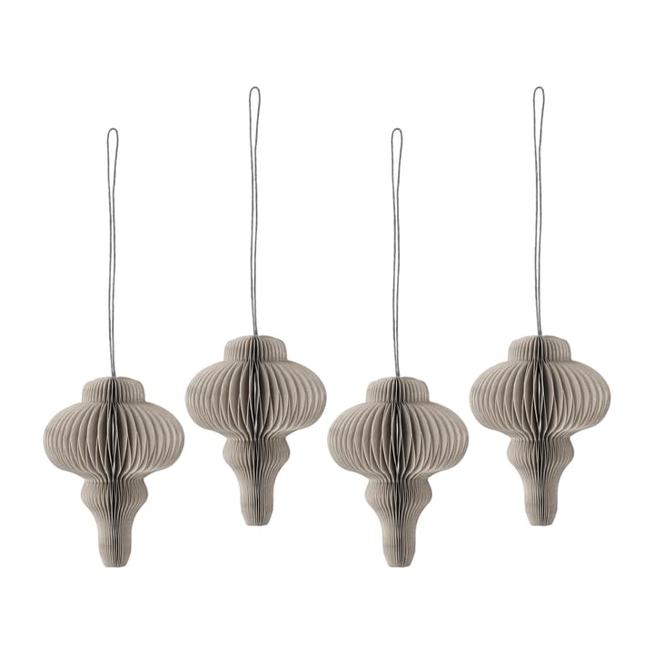 Spira baubles 4-pack - Beige - Scandi Living