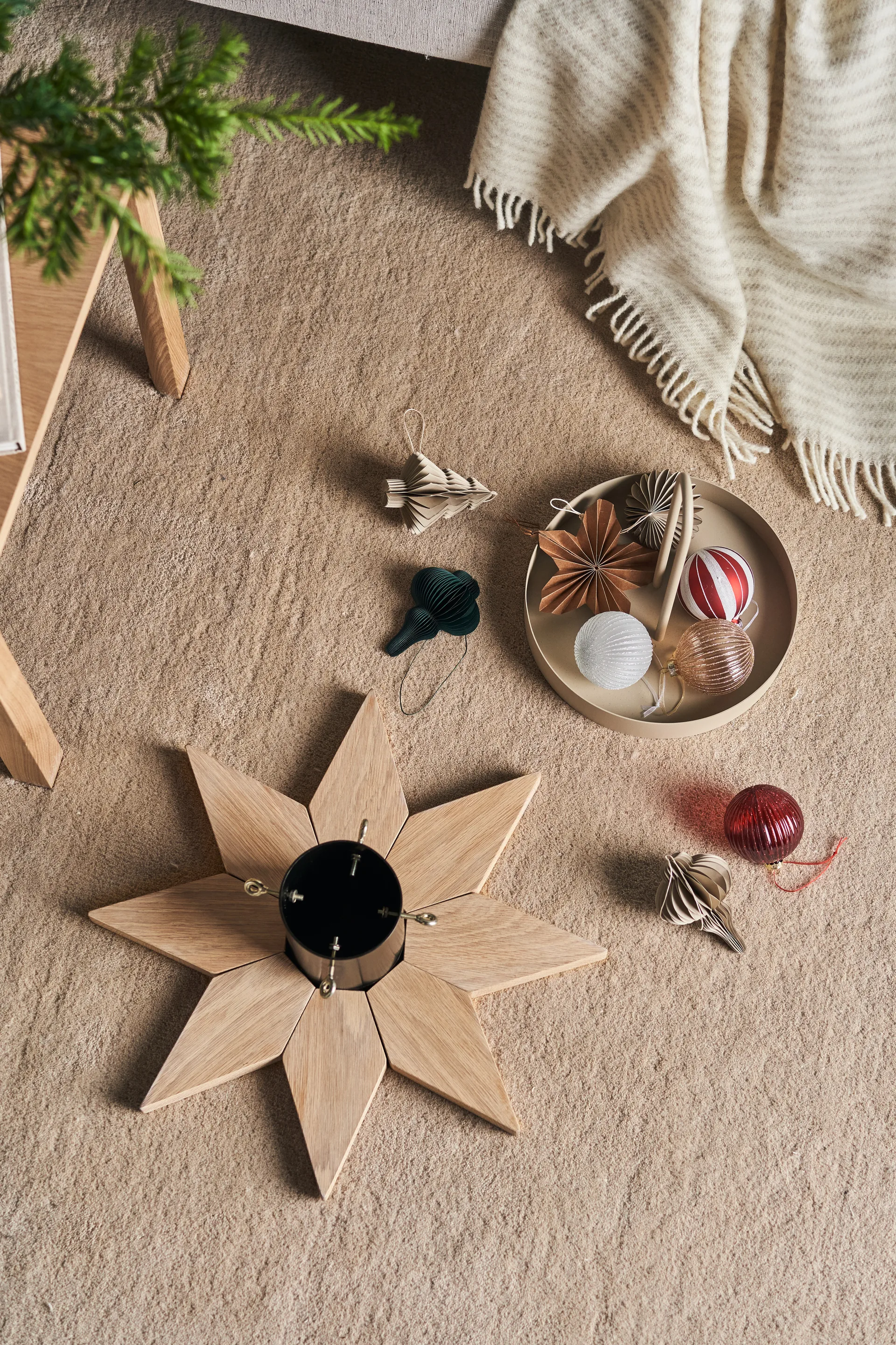 Spira baubles 4-pack, Forest Green Scandi Living