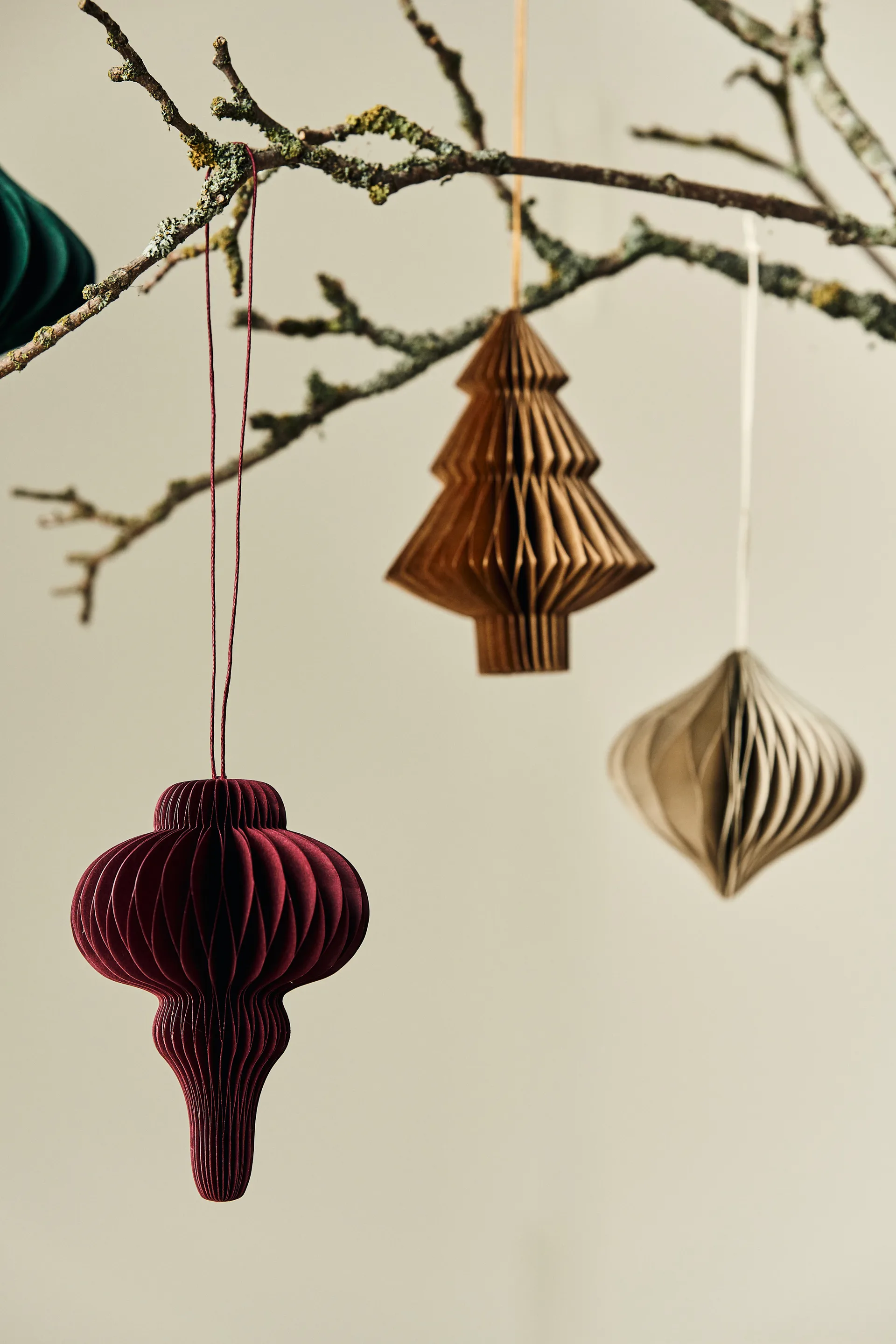 Spira baubles 4-pack, Red Scandi Living