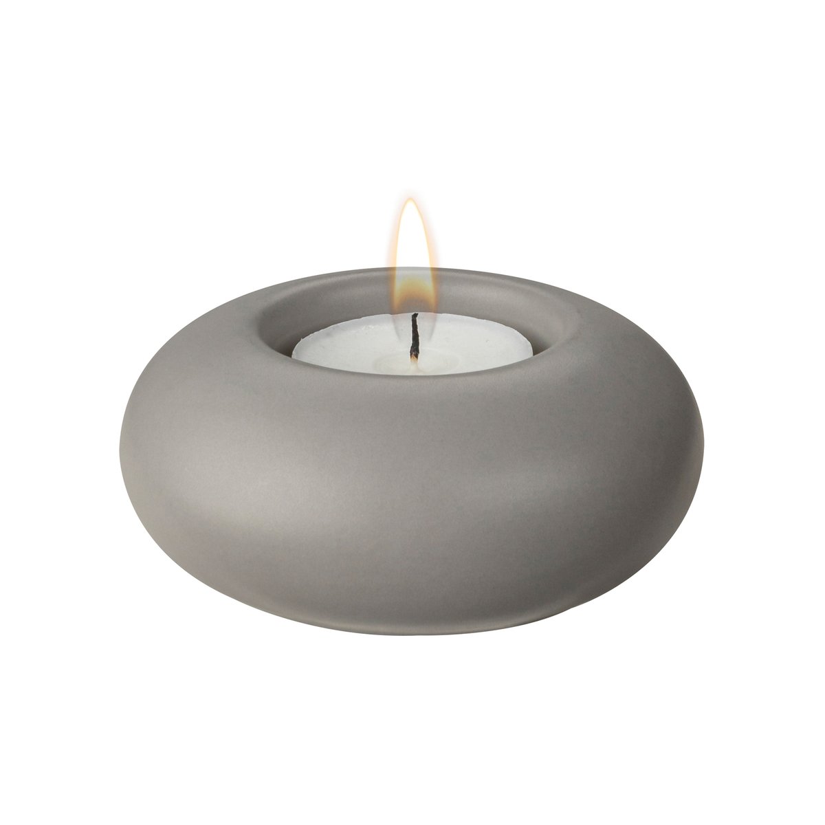 Scandi Living Stone lantern o9 cm grey | Scandinavian Design | Tea light holders, lanterns & candle dishes | Grey