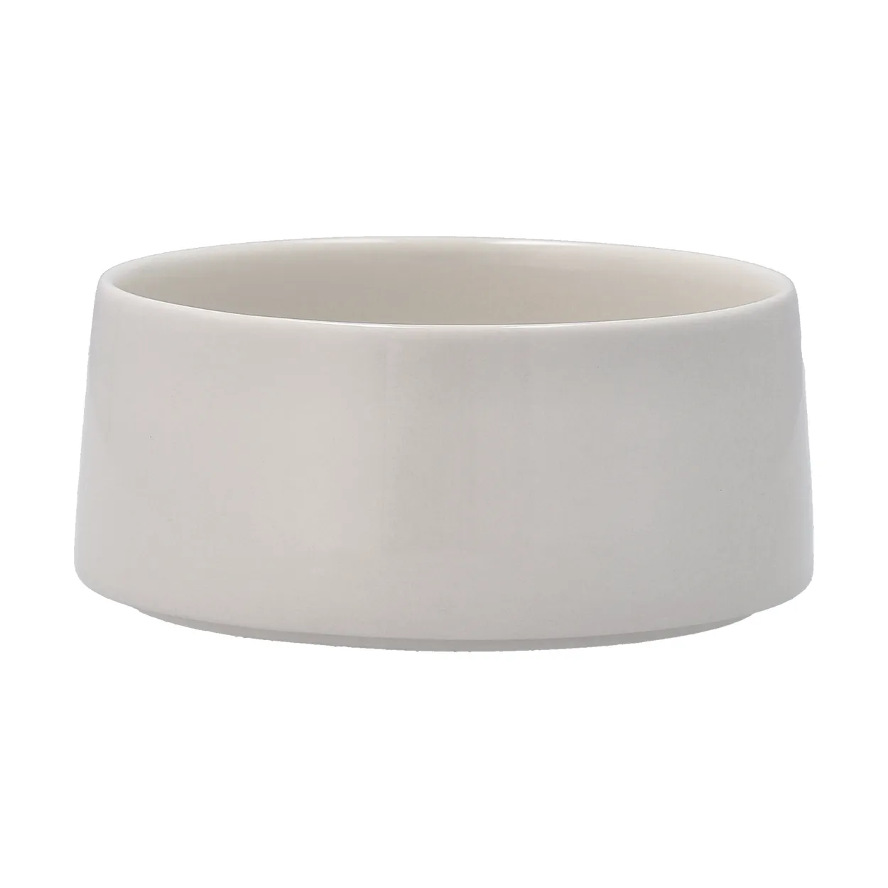 Scandi Living Taper Bowl o13,3 cm White | Scandinavian Design | Breakfast bowls | White