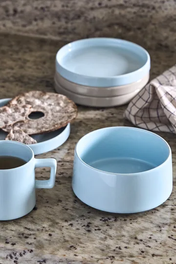 Taper breakfast set 12 pieces - Light blue - Scandi Living