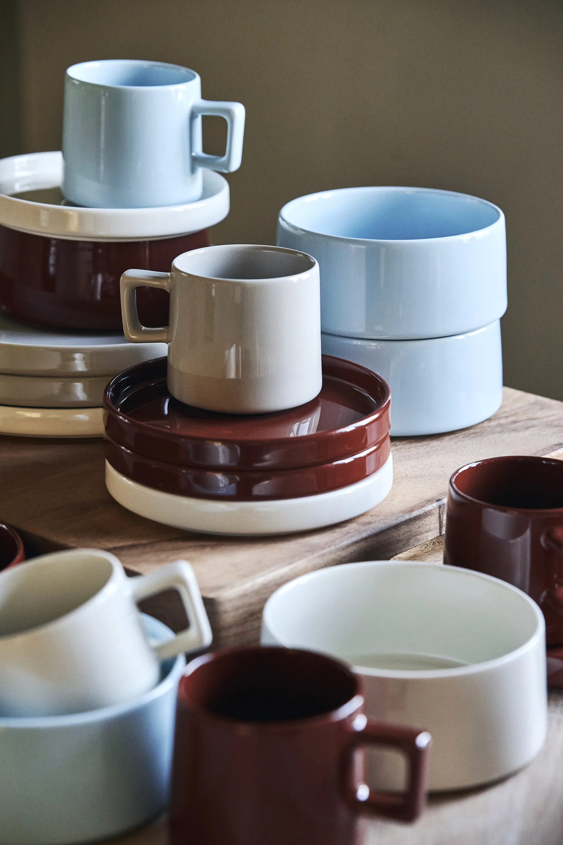 Taper breakfast set 12 pieces - White,  Scandi Living