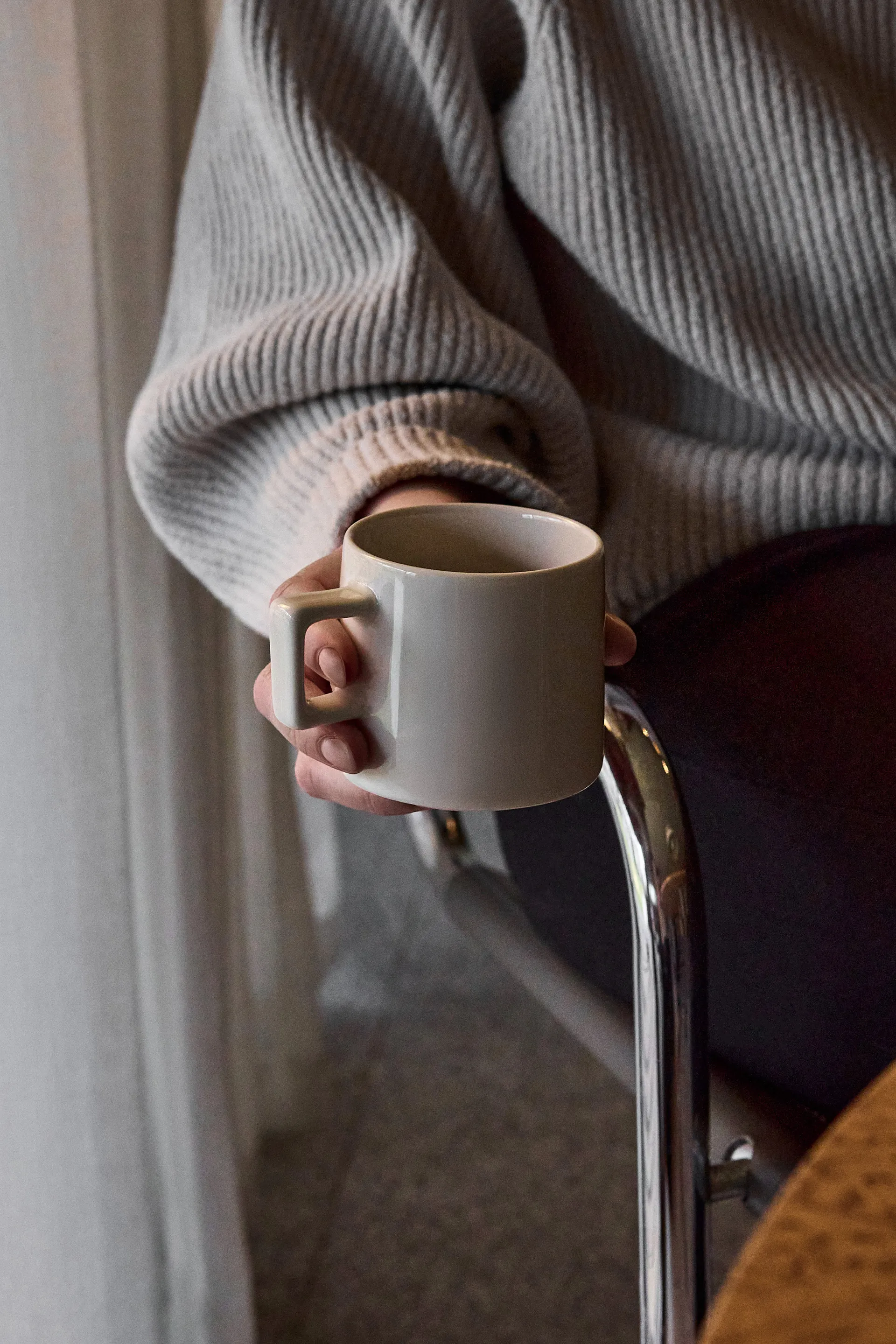 Taper Mug 30 cl, Light grey Scandi Living