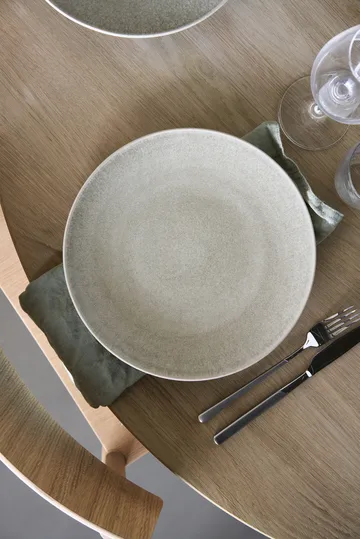 Terra dinner plate - Beige stoneware, Ø26,5 cm - Scandi Living