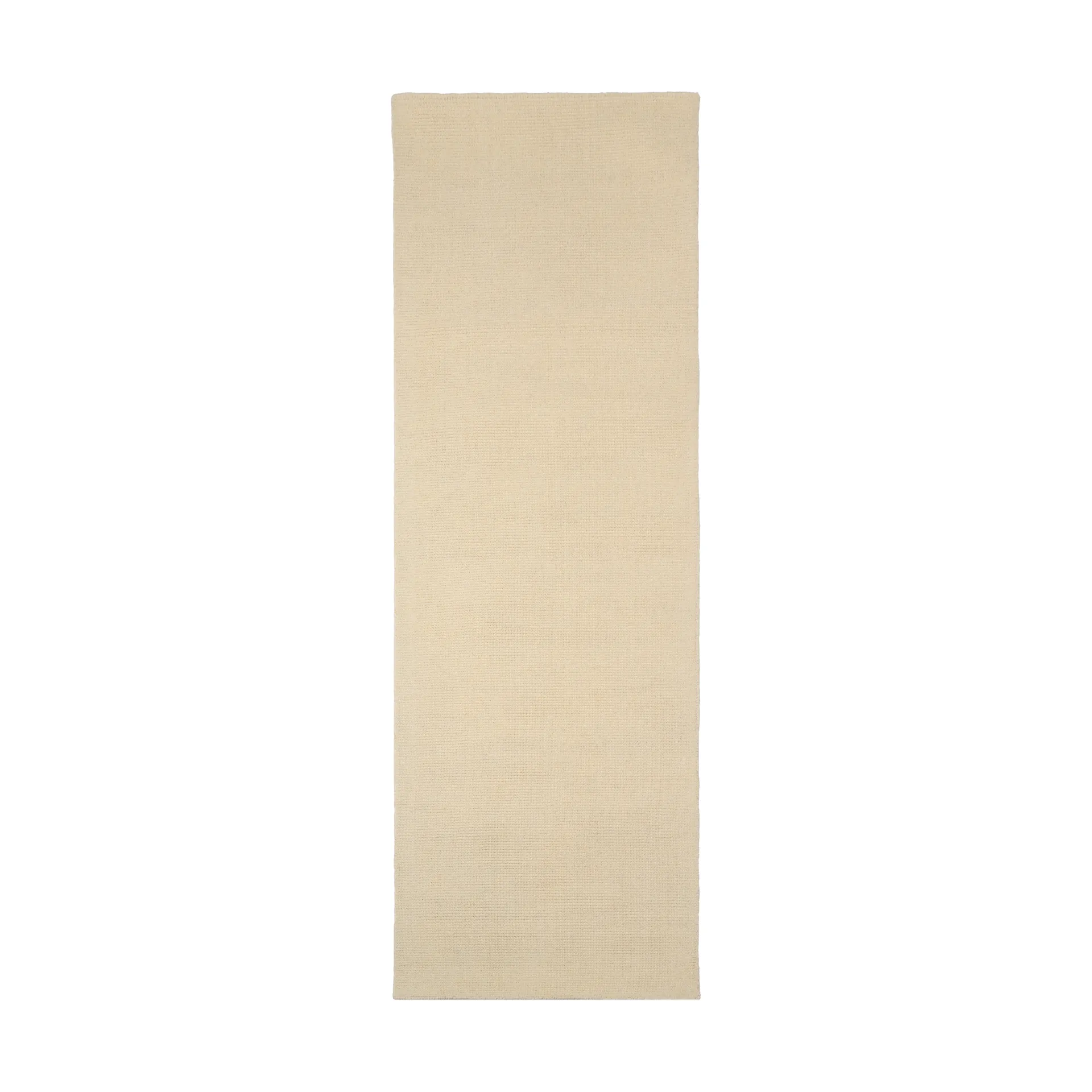 Terrain wool rug natural white, 80x240 cm Scandi Living