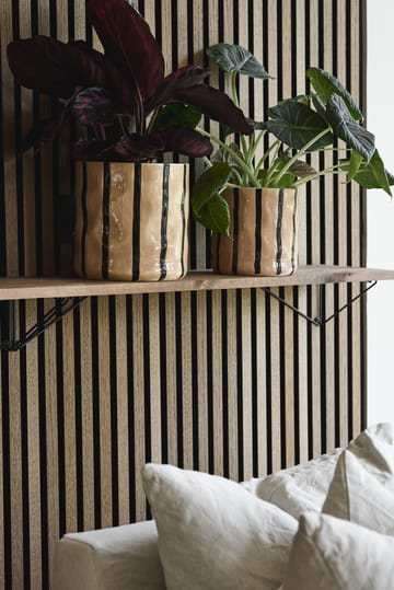 Thrive flowerpot Ø16 cm - Beige-black - Scandi Living
