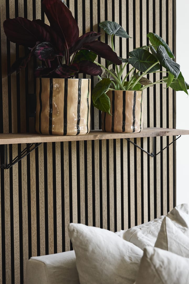 Thrive flowerpot Ø16 cm, Beige-black Scandi Living