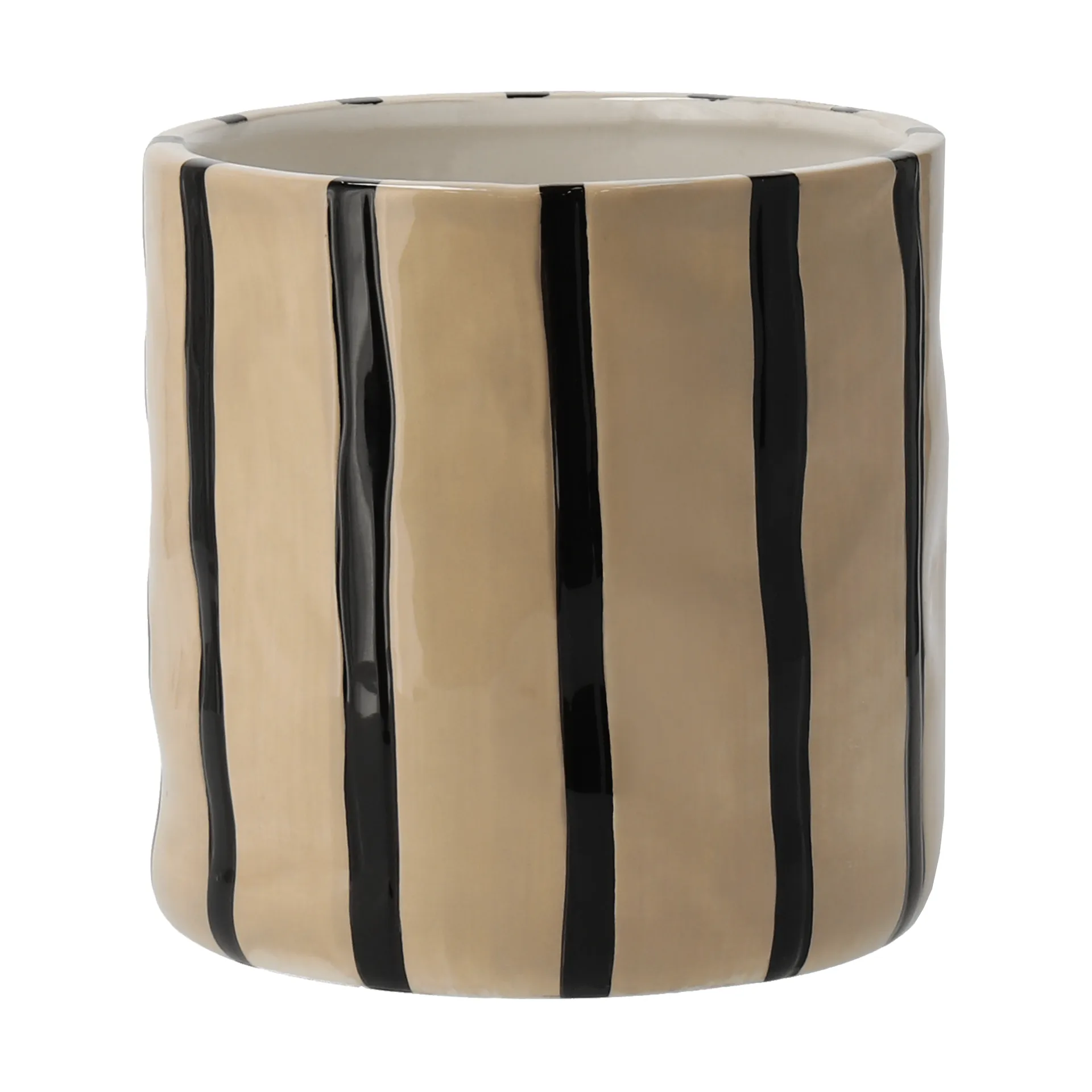 Thrive flowerpot Ø20 cm, Beige-Black Scandi Living