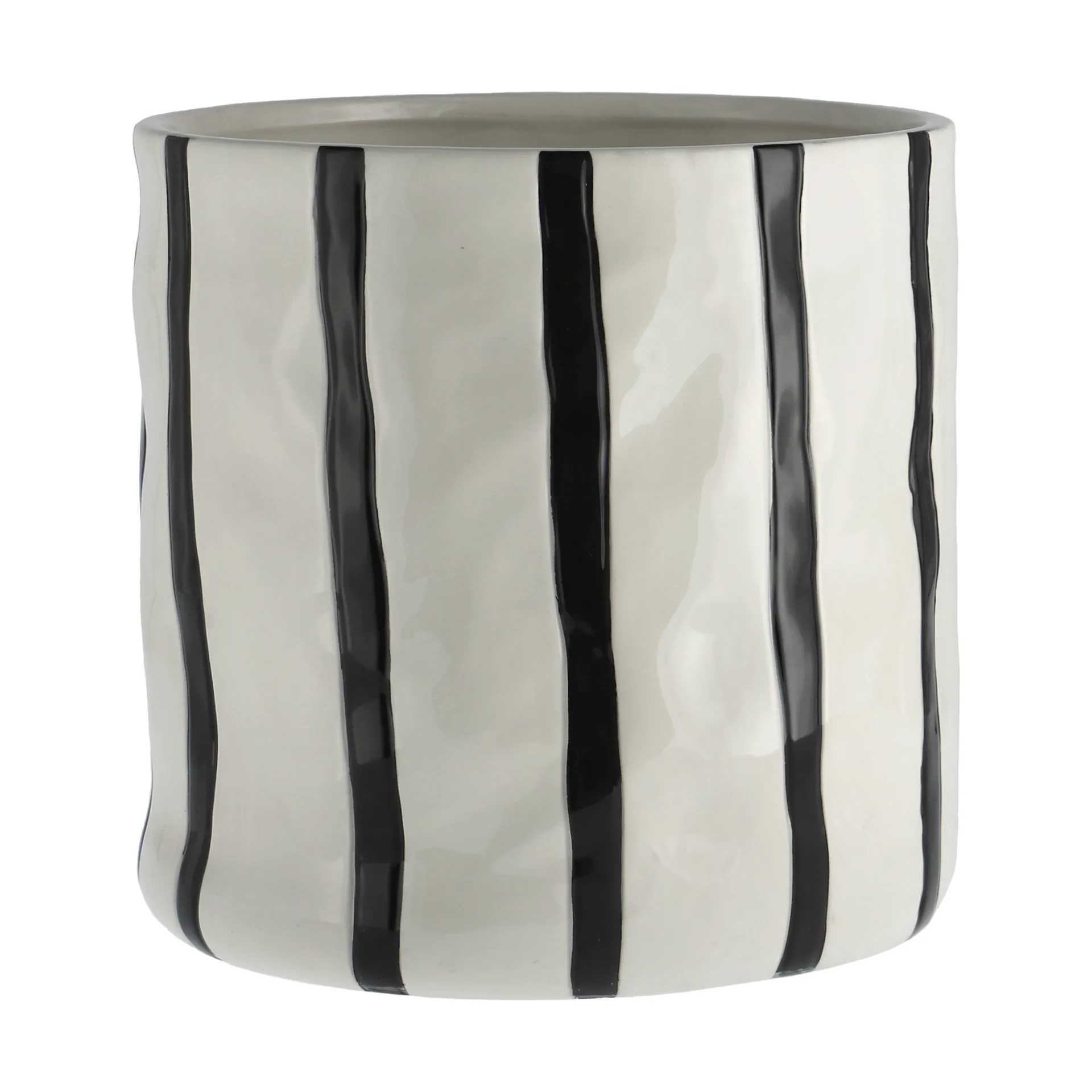 Thrive flowerpot Ø20 cm, White-black Scandi Living