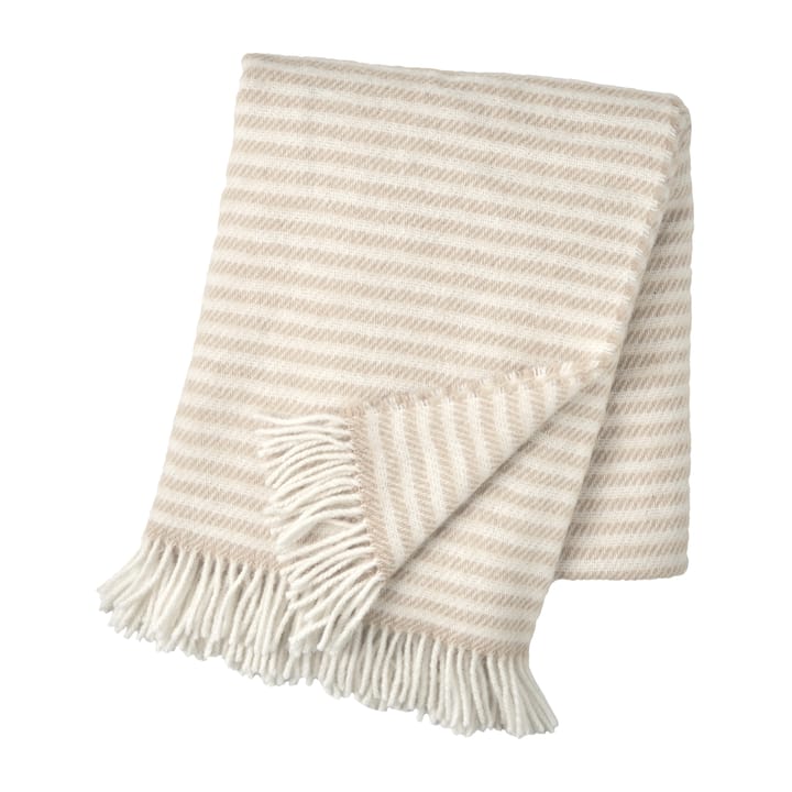 Tidal wool throw 130x180 cm - Beige - Scandi Living