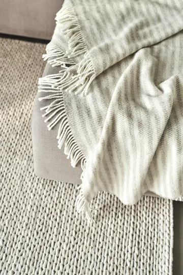 Tidal wool throw 130x180 cm - Beige - Scandi Living