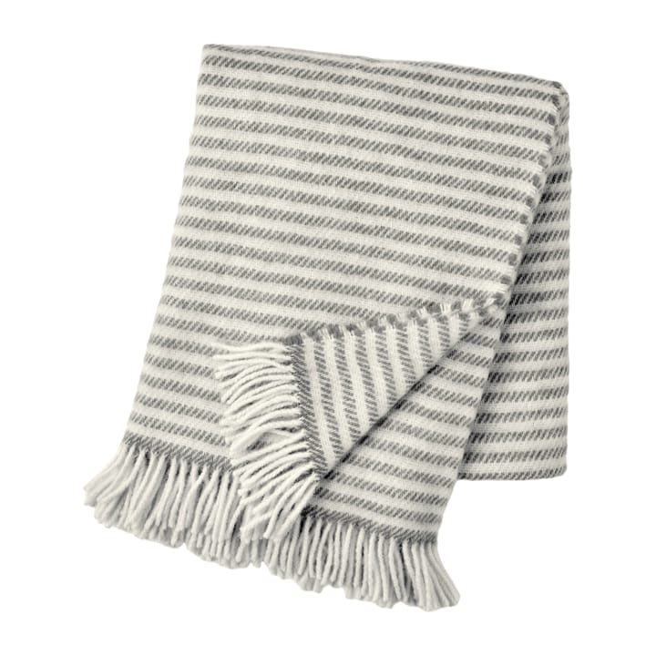 Tidal wool throw 130x180 cm - Dark grey - Scandi Living