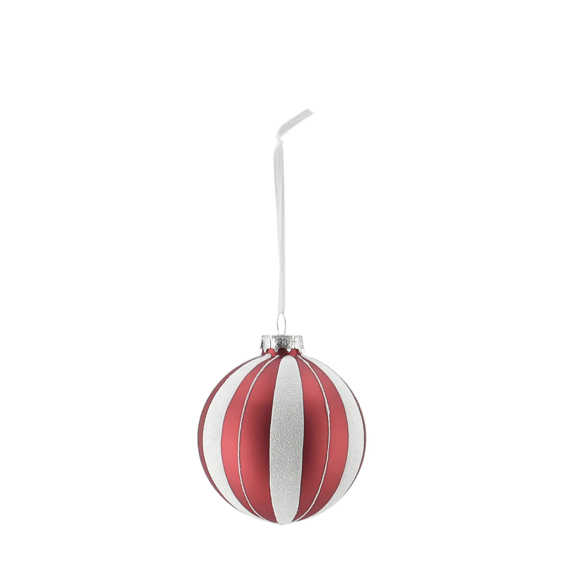 Tradition baubles 6-pack, Red/white Scandi Living
