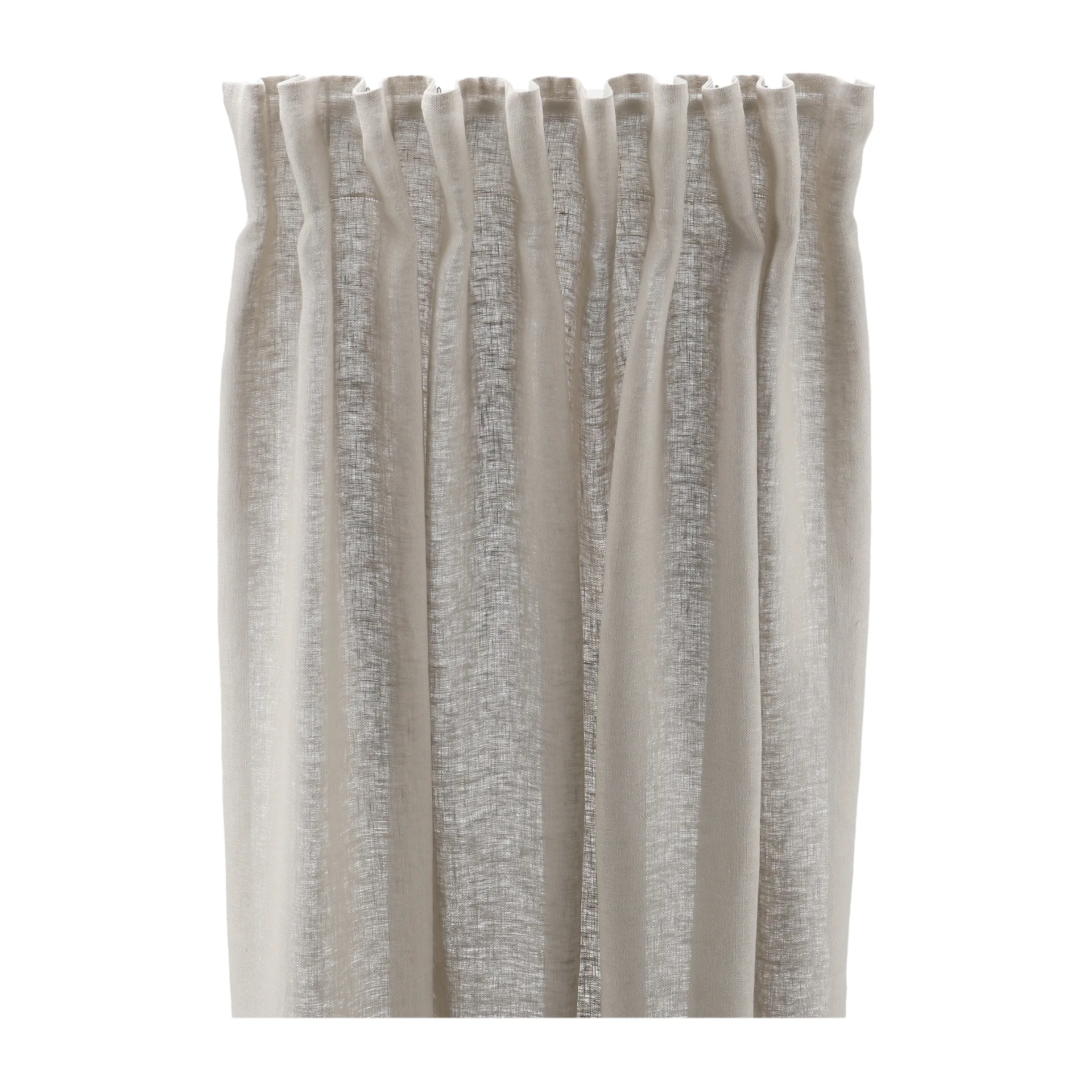 Tranquility curtain with multiband 139x250 cm, Greige Scandi Living