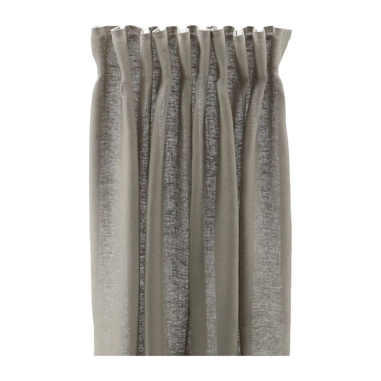Scandi Living Tranquility curtain with multiband 139x250 cm Sand