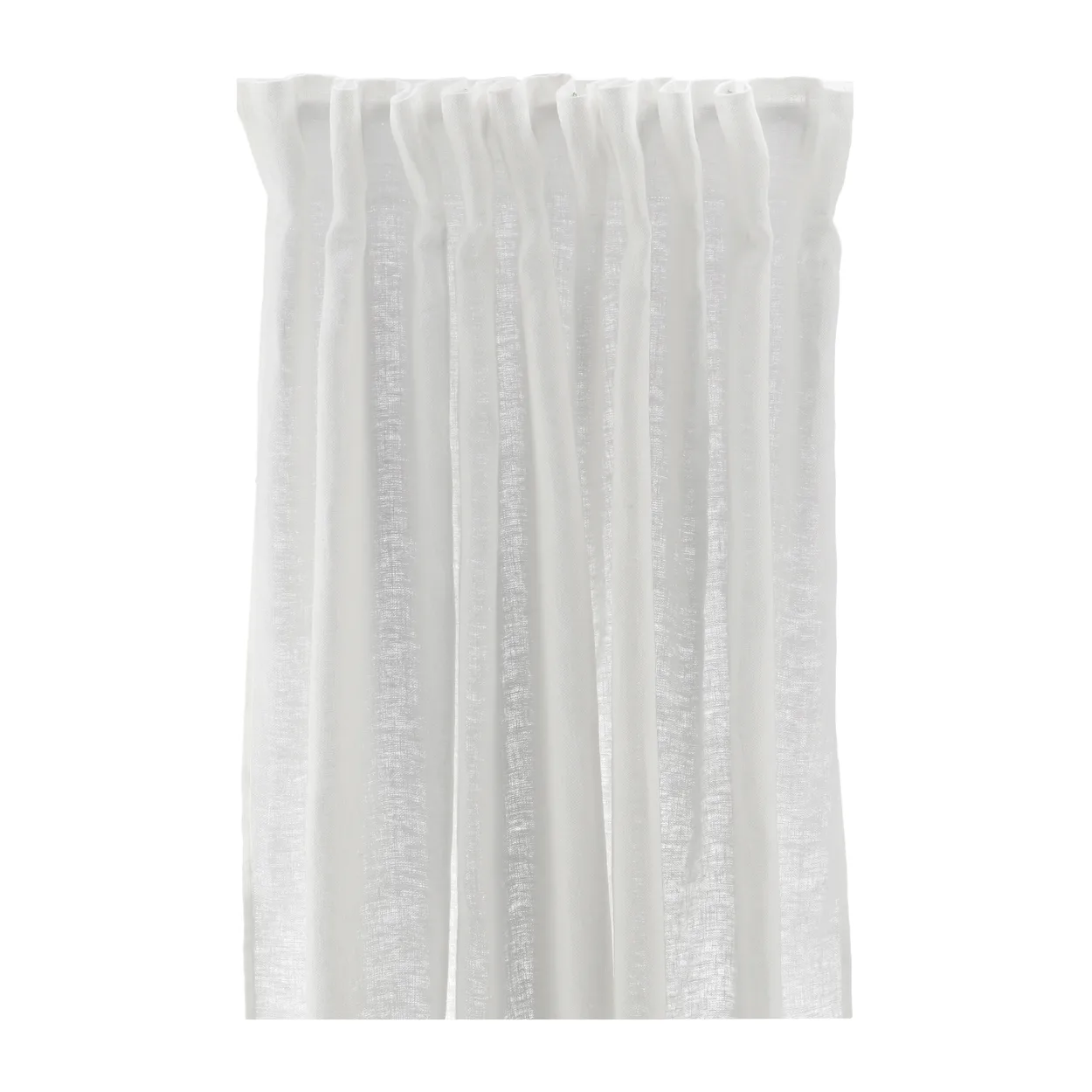 Scandi Living Tranquility curtain with multiband 139x250 cm White