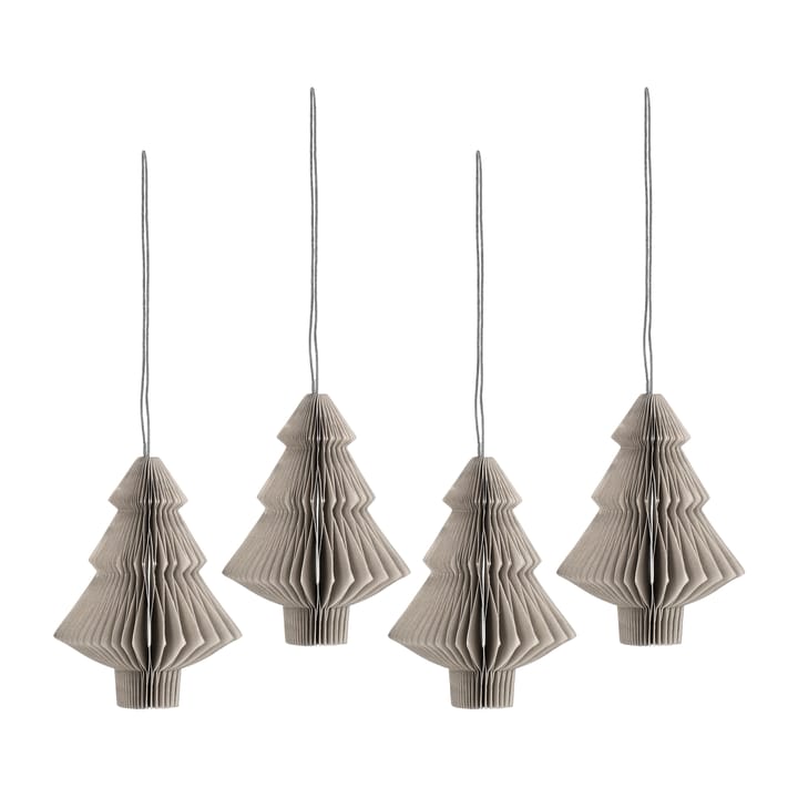 Tree baubles 4-pack - Beige - Scandi Living