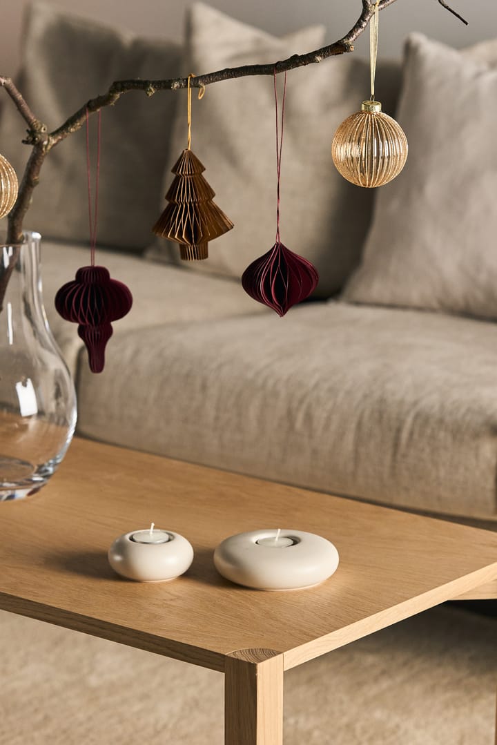 Tree baubles 4-pack - Natural - Scandi Living