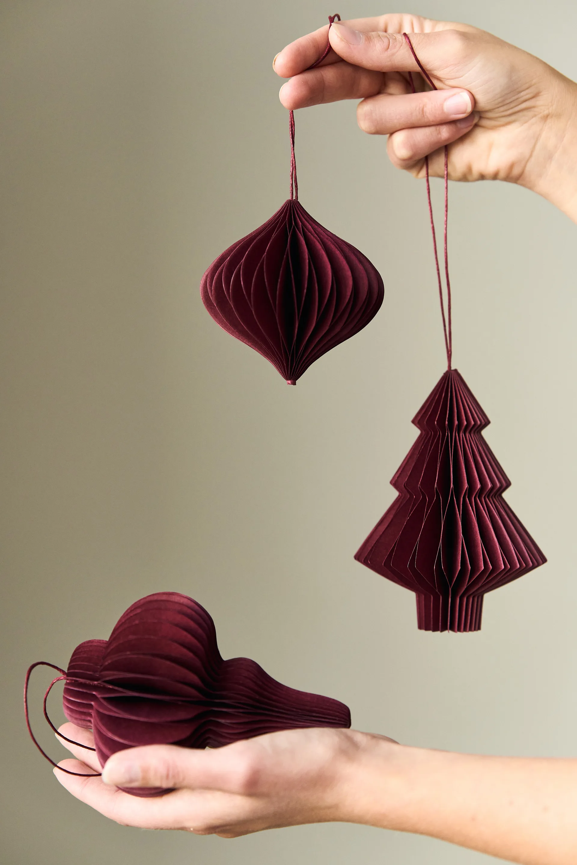 Tree baubles 4-pack, Red Scandi Living
