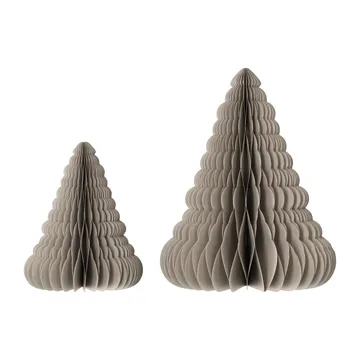 Trees Christmas tree decorations 2-pack - Beige - Scandi Living