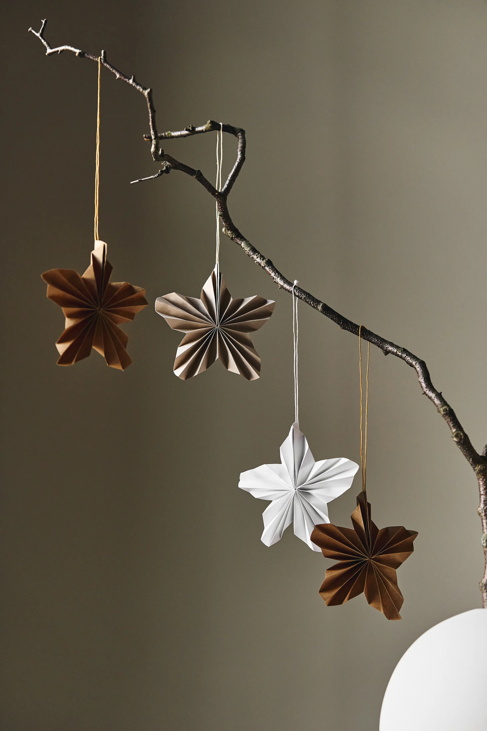 Twinkle baubles 4-pack, Beige Scandi Living