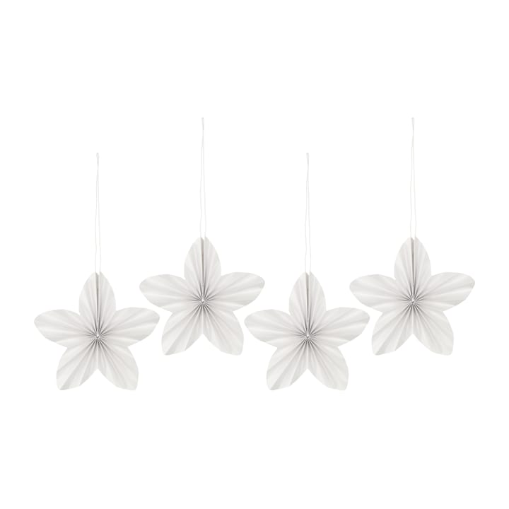 Twinkle baubles 4-pack - White - Scandi Living