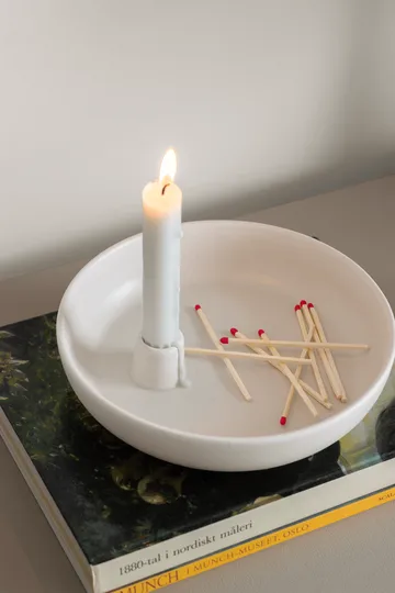Valley candle sticks Ø21 cm - White - Scandi Living