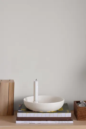 Valley candle sticks Ø21 cm - White - Scandi Living