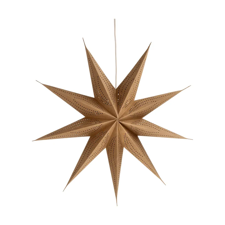 Veil advent star - Nature, Ø45 cm - Scandi Living