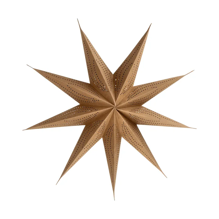 Veil advent star - Nature, Ø45 cm - Scandi Living