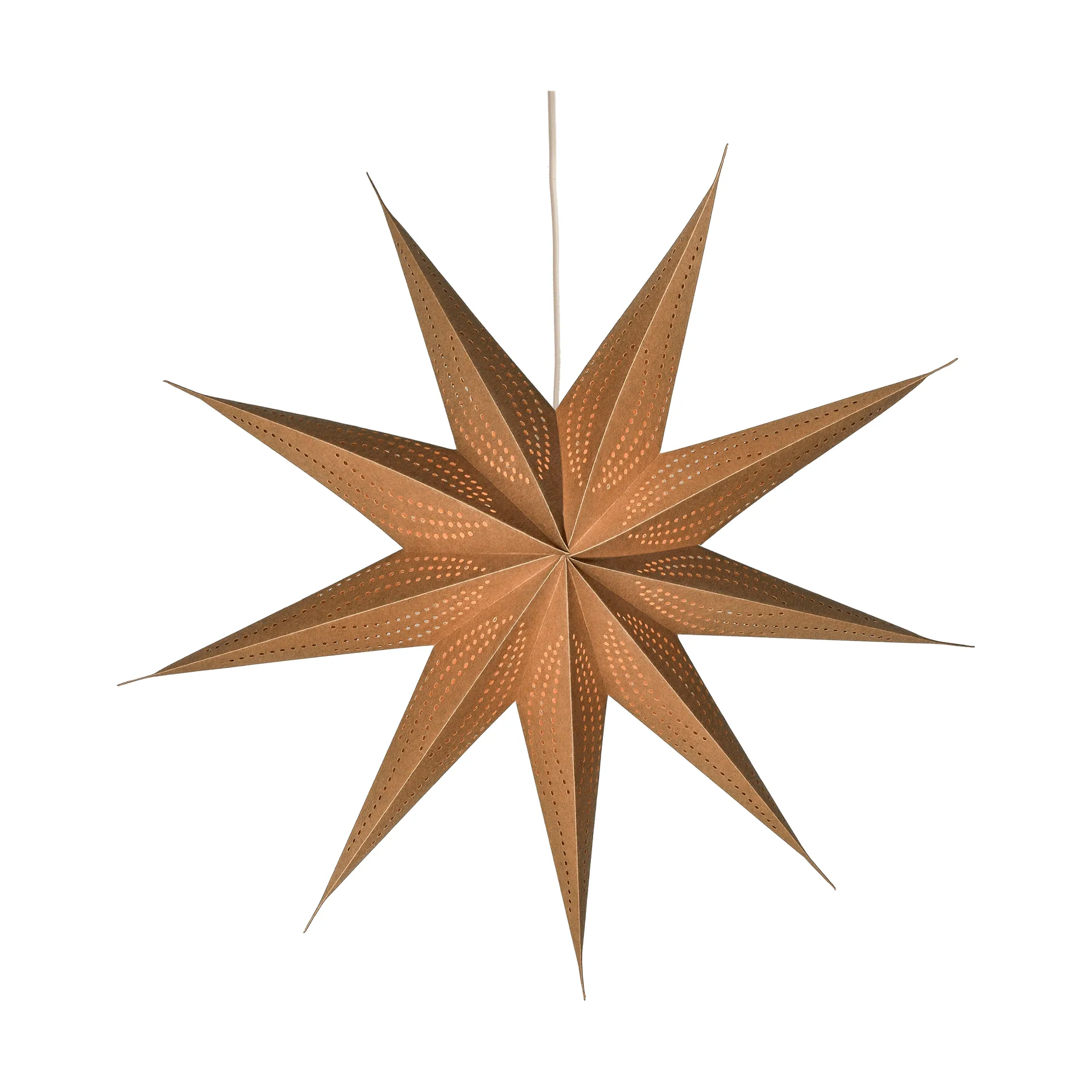 Veil advent star, Nature, Ø60 cm Scandi Living