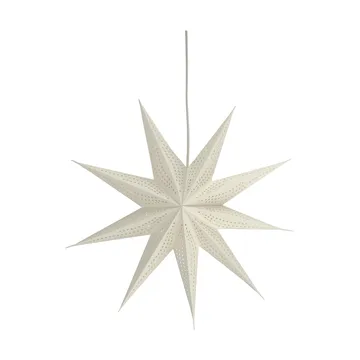 Veil advent star - White, Ø45 cm - Scandi Living