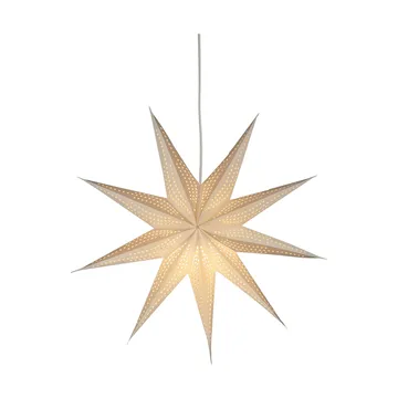 Veil advent star - White, Ø45 cm - Scandi Living
