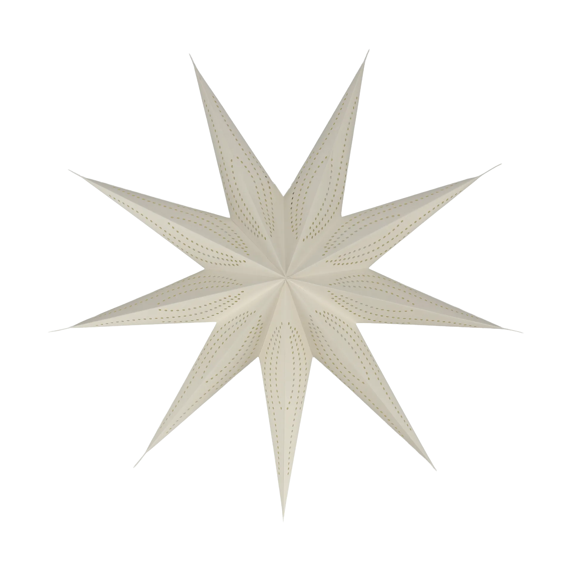 Veil advent star, White, Ø60 cm Scandi Living