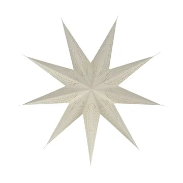Veil advent star - White, Ø60 cm - Scandi Living