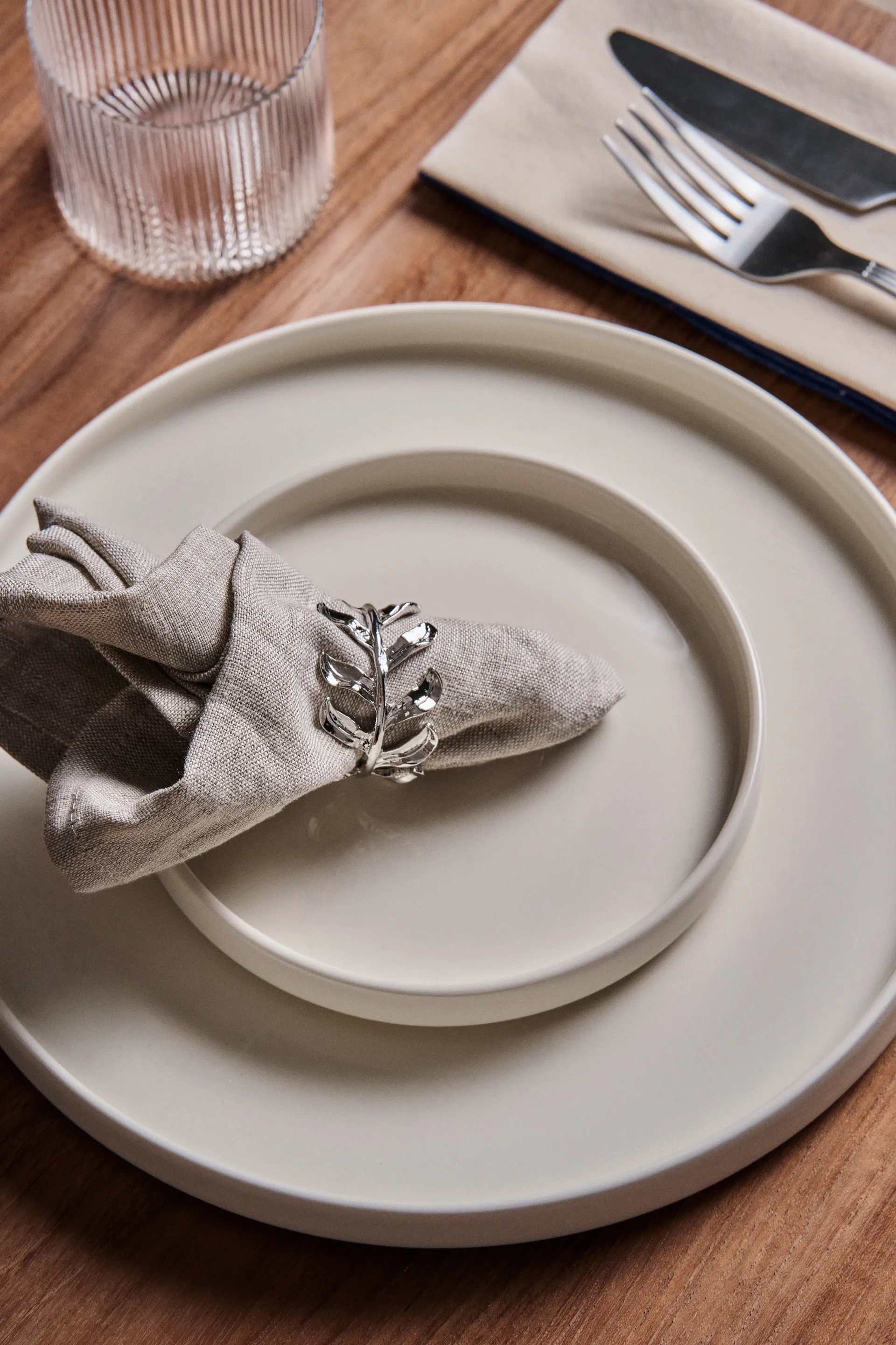 Vine napkin ring Ø4,7 cm 4-pack, Zinc alloy Scandi Living