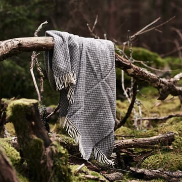 Wicker wool throw - grey - Scandi Living