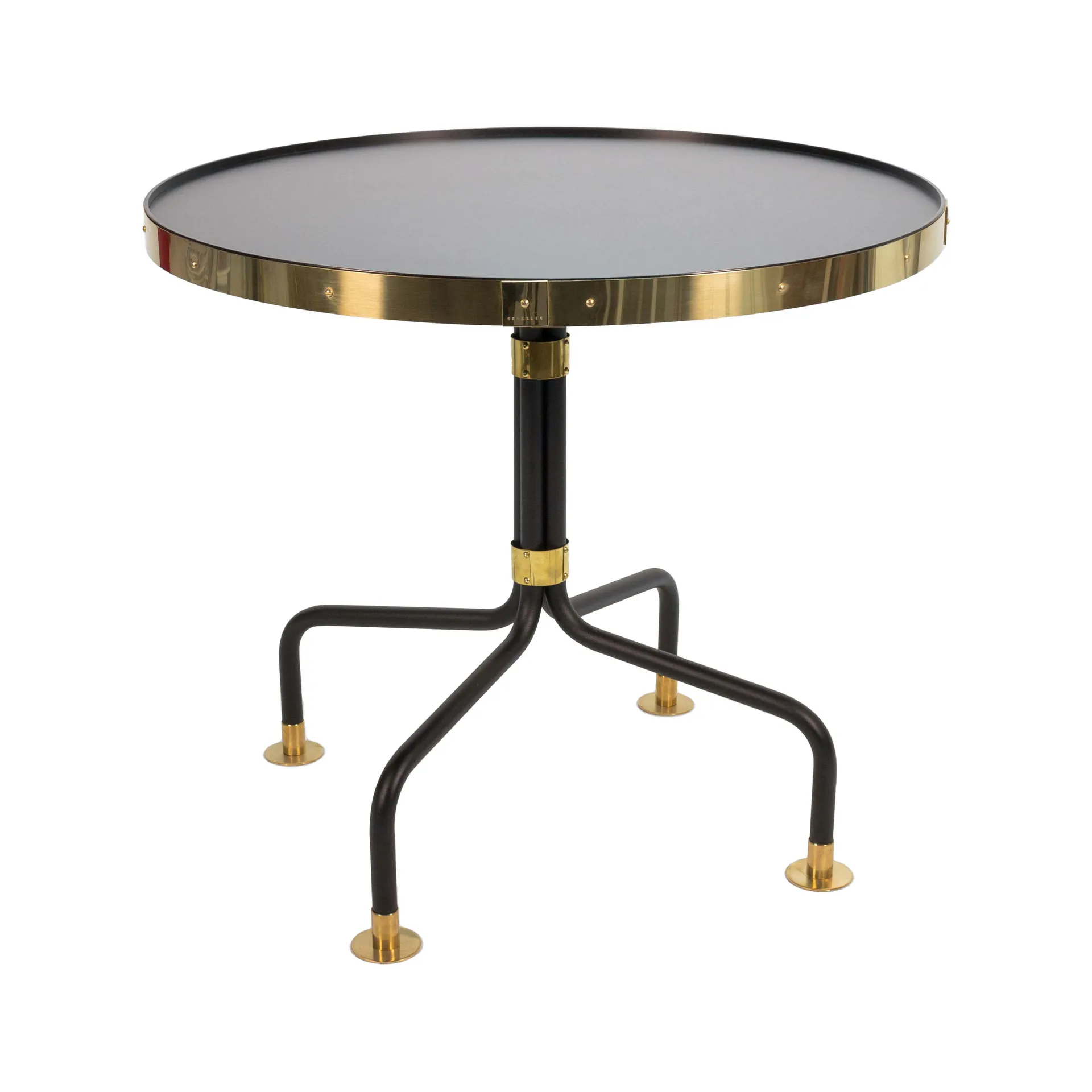Café table 12, Black-brass Scherlin