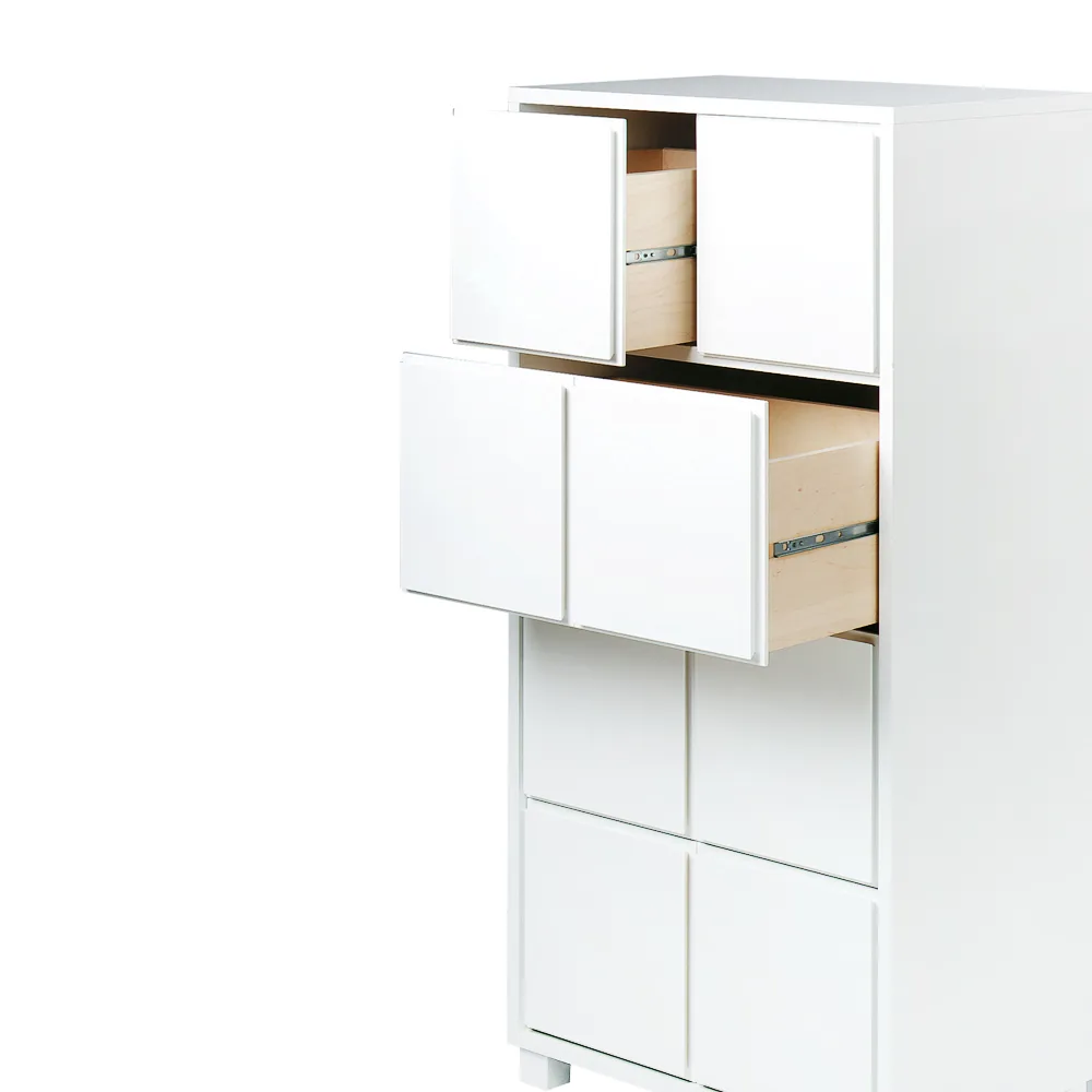 Dresser 4, White Scherlin