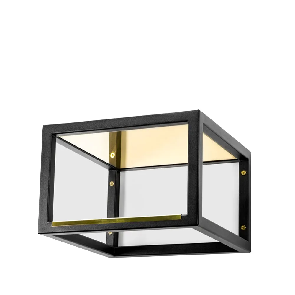 Scherlin Hall shelf 11 Mini Black/brass | Scandinavian Design | Hat Racks & Hat Shelves | Black