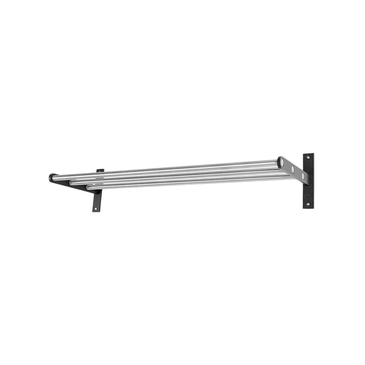 Hall shelf 12 hall shelf - Steel/black, black-painted aluminium - Scherlin