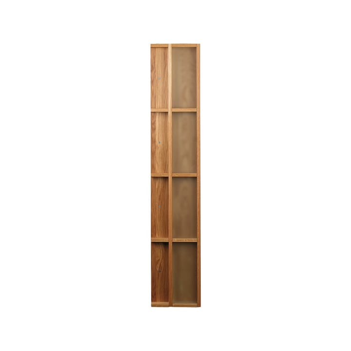 Magazine rack 4 compartments - Oiled oak - Scherlin