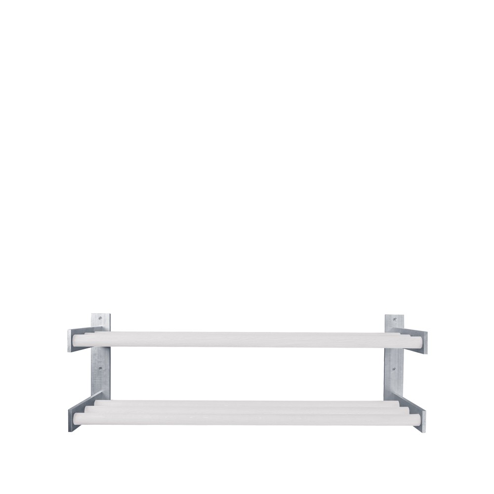 Scherlin Shoe shelf 5 White, wall, 2 level | Scandinavian Design | Shoe racks | White