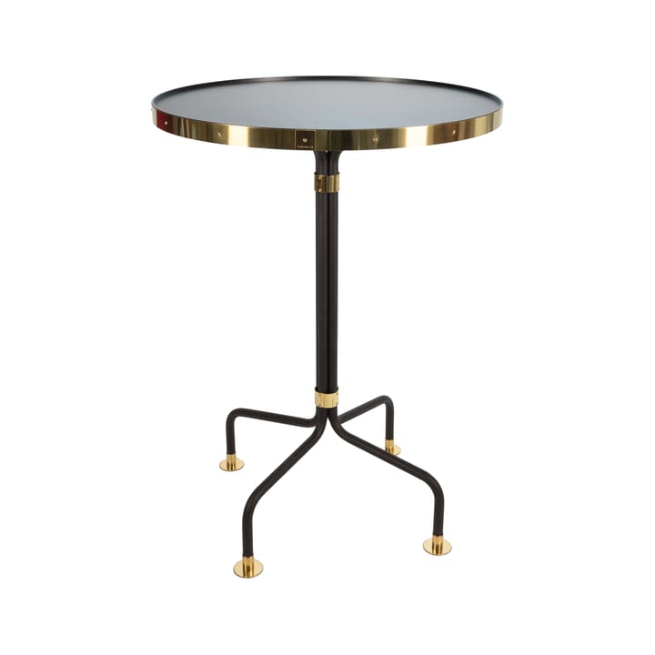 Standing table 12 - Black, brass - Scherlin